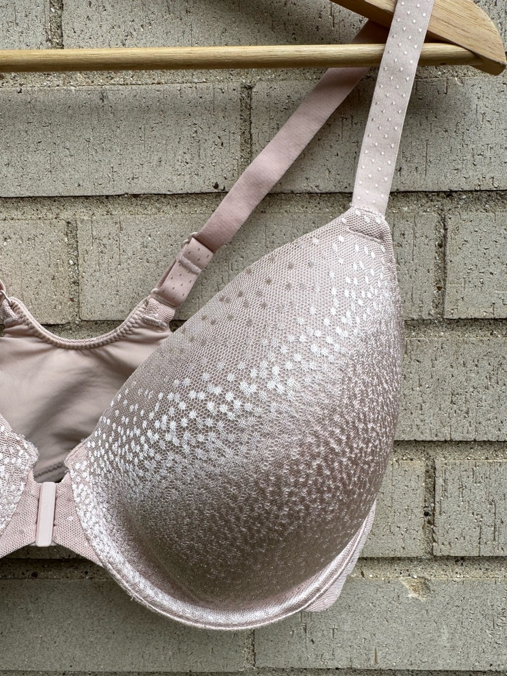 Wacoal Back Appeal Front Close T-Shirt Bra Light Pink 853403 32DDD - Picture 5 of 7
